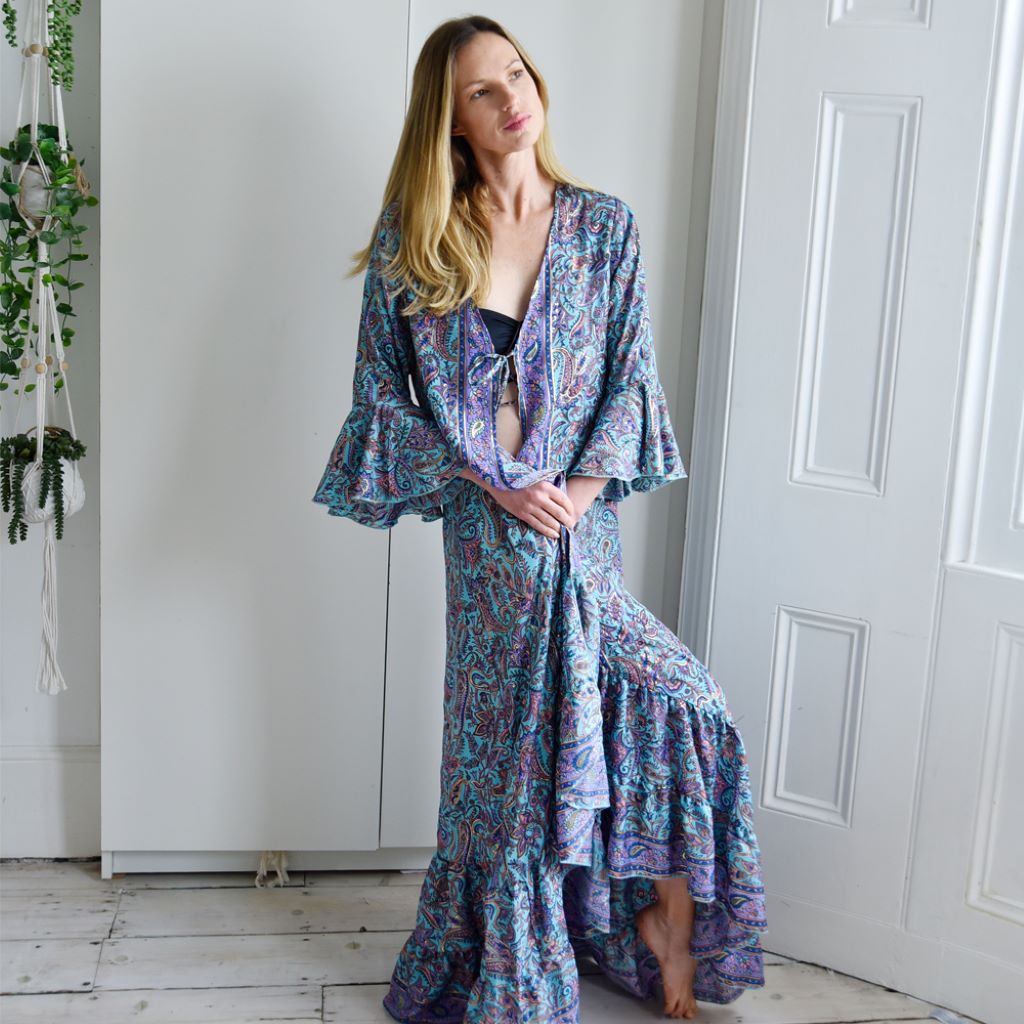 Powell Craft 'arianna' Floral Maxi Dress