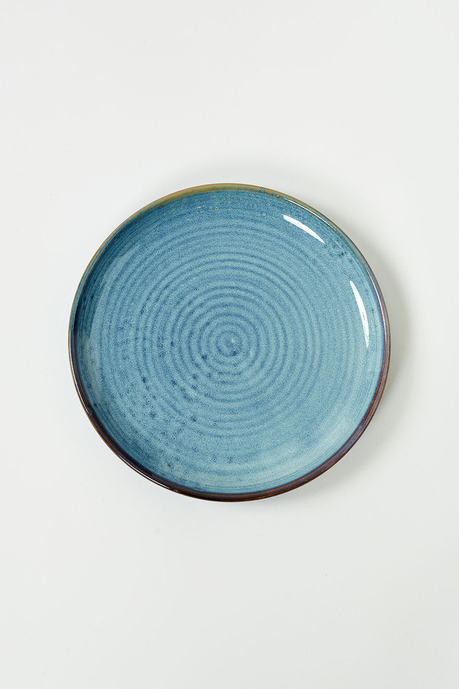 HK Living Rustic Blue Chef Ceramics Side Plate