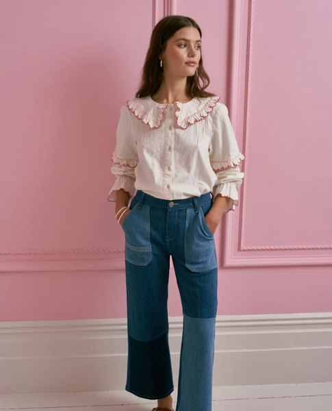 White Pheobe Blouse