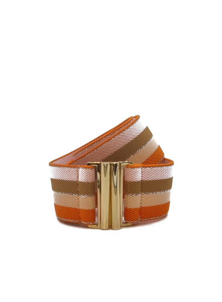 Adele Belt In Multi Orange