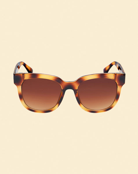 Powder Limited Edition Elena Sunglasses In Sunburst Tortoiseshell