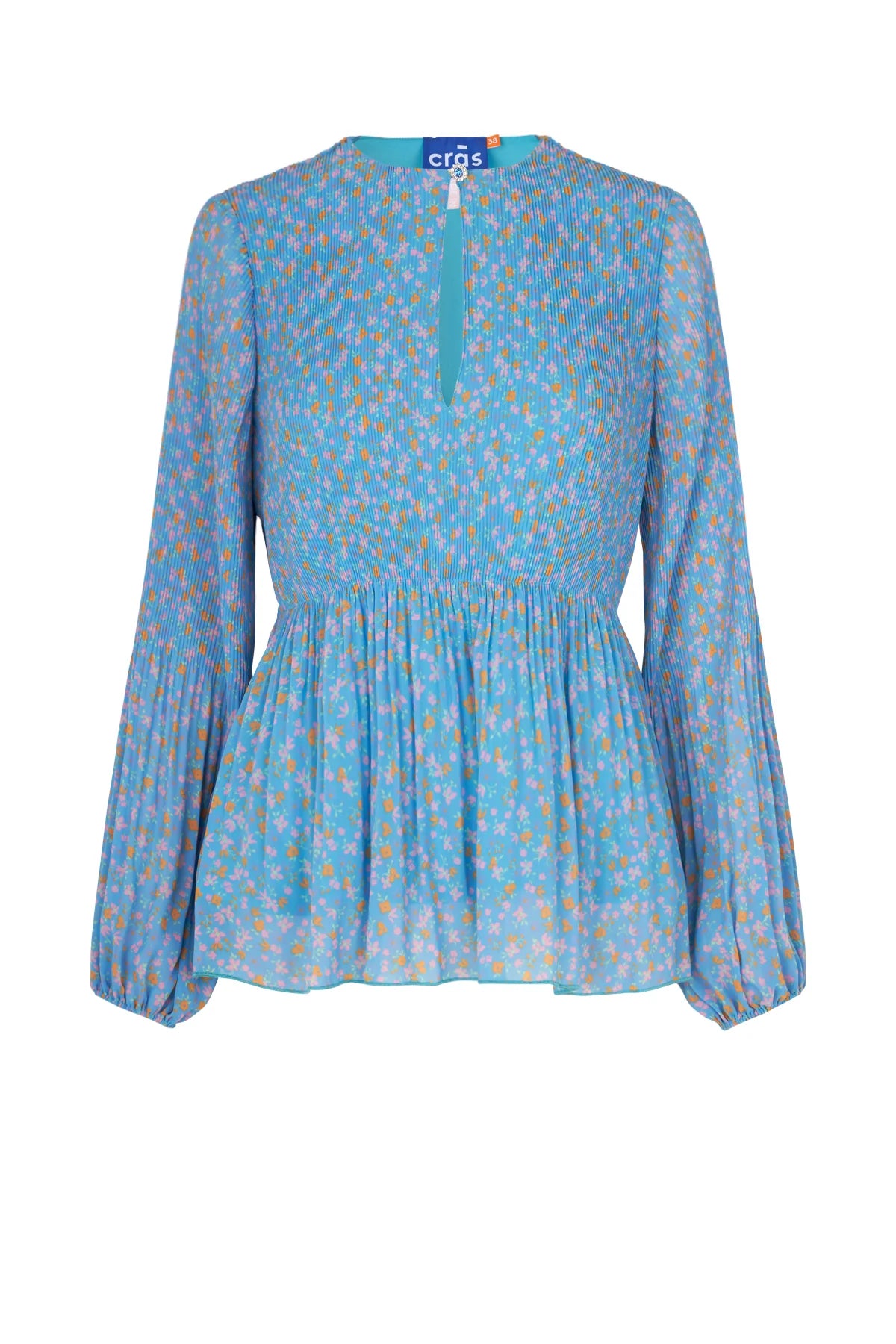 Cras Melinda Blouse In Floral Blue