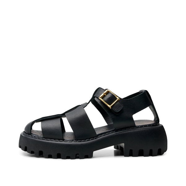 Posey Fisherman Sandals - Black