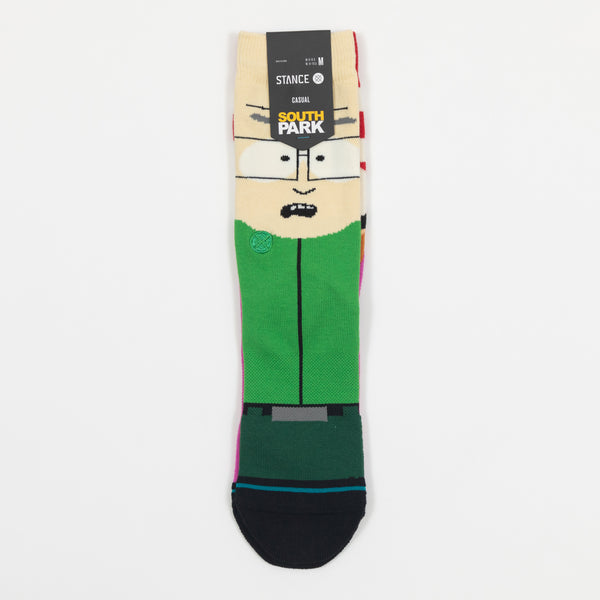 X South Park Collaboration Mr Garrison Socks In Green