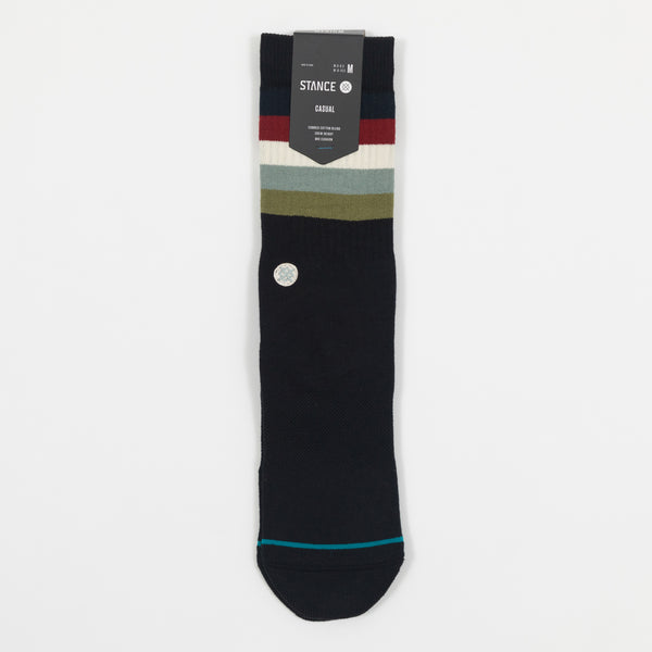 Maliboo Crew Socks In Black Fade