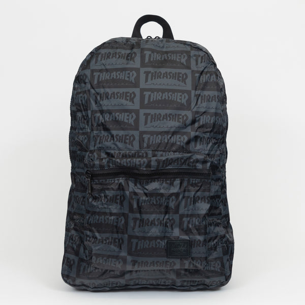 Thrasher Packable Daypack In Black/ Grey