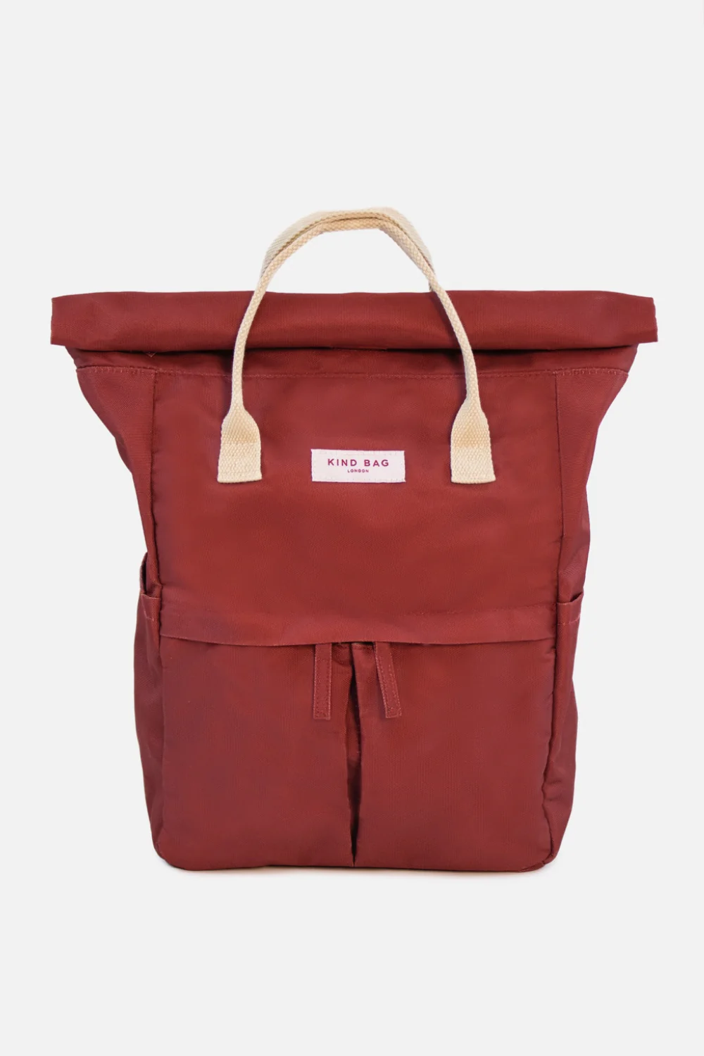 Kind Bag Medium Hackney Sustainable Backpack - Burgundy