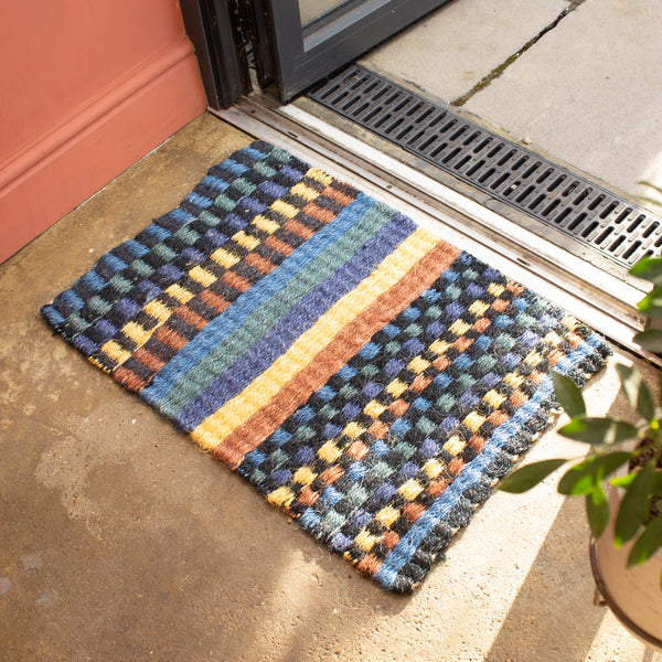 Tanzanian Hand-loomed Doormat 'serengeti&#x27