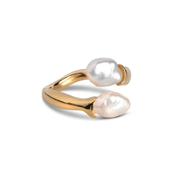 Asta Adjustable Ring Pearl