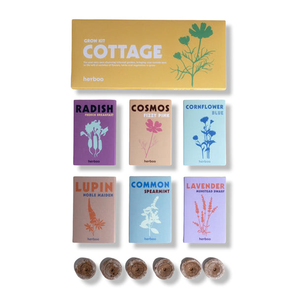 Seeds Set Grow Kit Cottage Garden