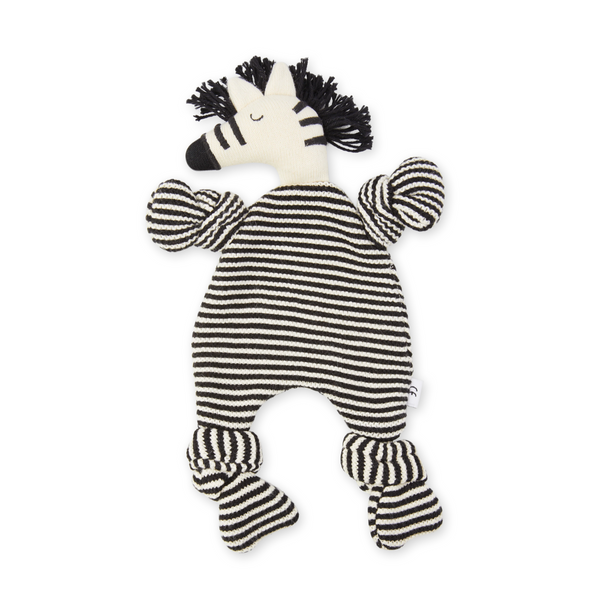 Cotton Knit Zebra Cuddle Cloth