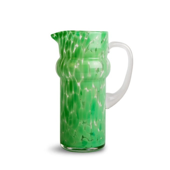 ByOn Messy Glass Jug Tall - Green