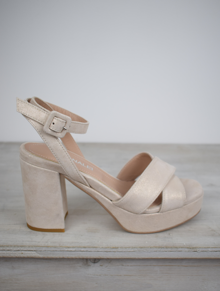 Aruba Sandal Latte Sparkle