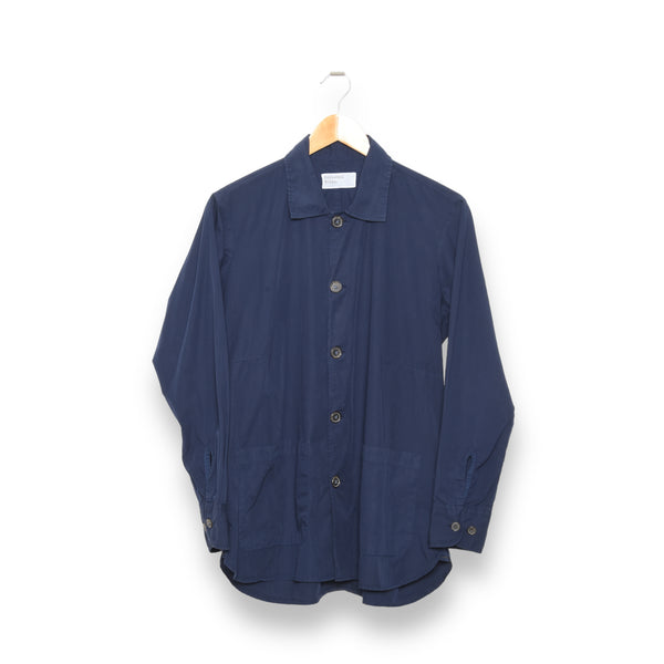 Travail Shirt Organic Fine Poplin Navy 28665