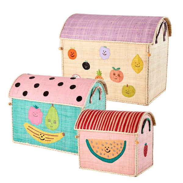 Happy Fruit Design Toy Basket