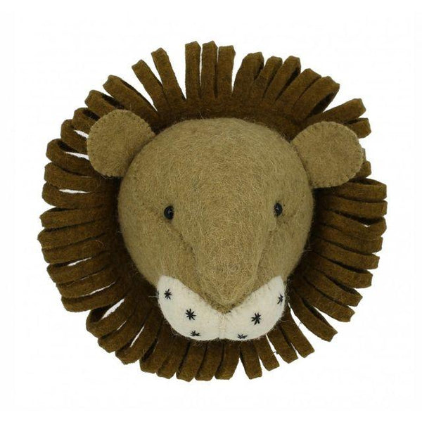 Mini Felt Lion Head