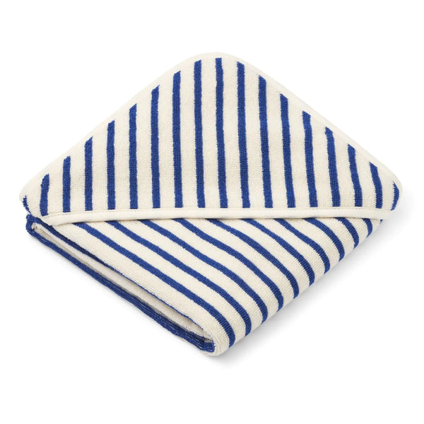 Alba Striped Hooded Baby Towel