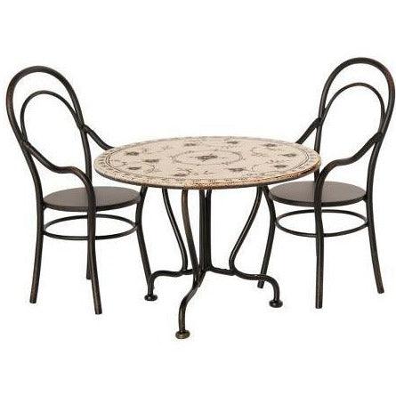 2 Chairs Dining Table Set