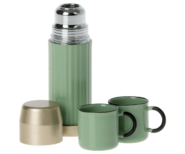 Mint Thermos and Cups