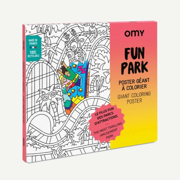 Fun Park Colouring Poster