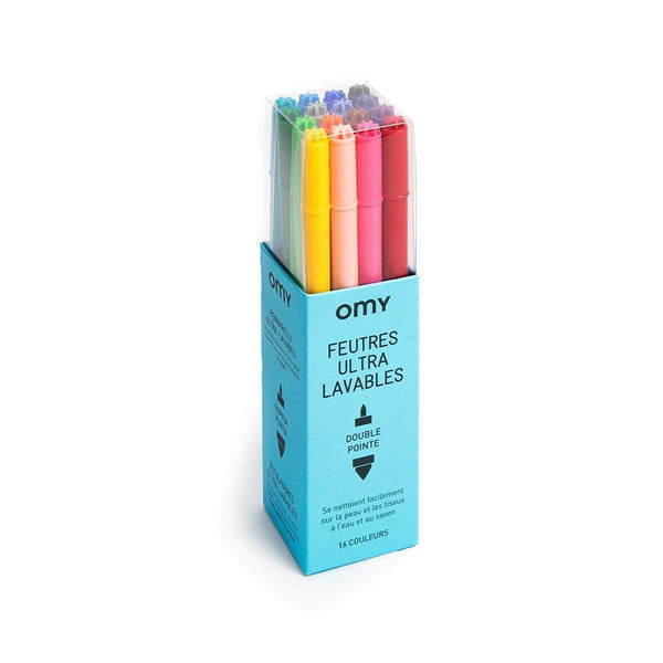 Box of 16 Washable Felt Pens