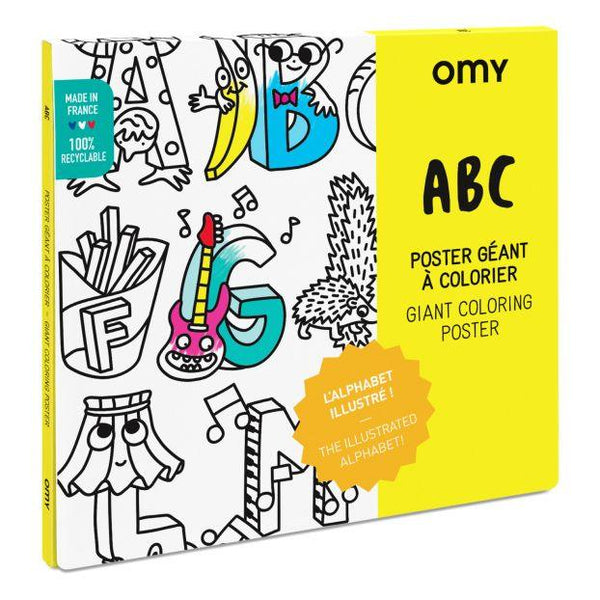 ABC Giant Colouring Poster