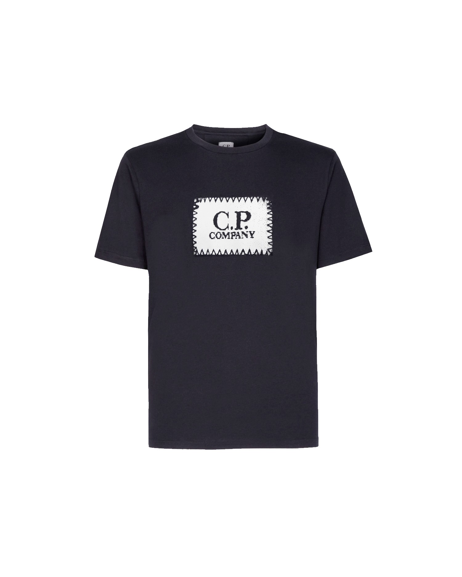C.P. Company Total Eclipse Blue 30 and 1 Jersey Label T Shirt 