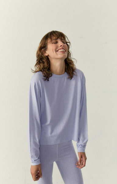 Ypawood Long Sleeve T-shirt - Lavender