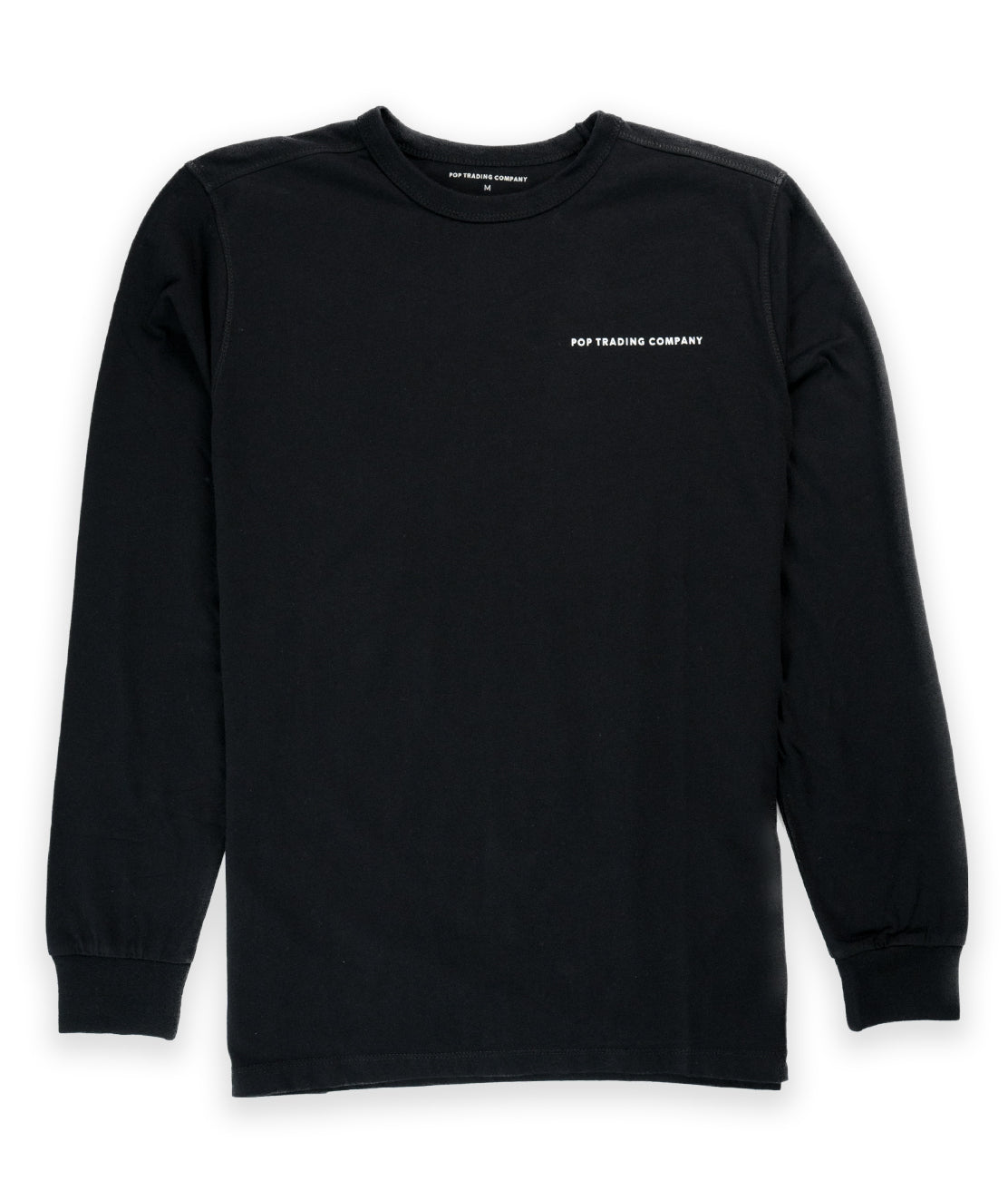 White and black Logo Longsleeve T Shirt