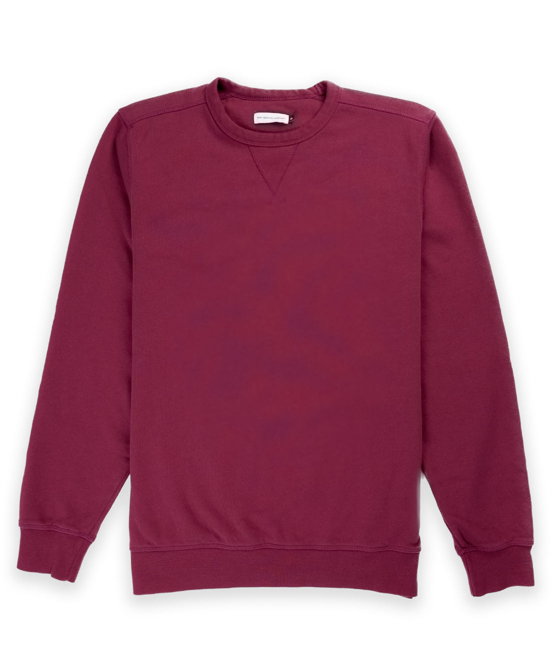 Raspberry and white Logo Crewneck Sweat