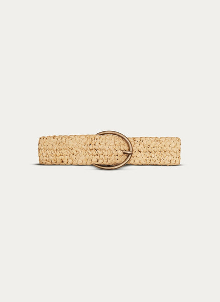 Raffia Belt - Natural