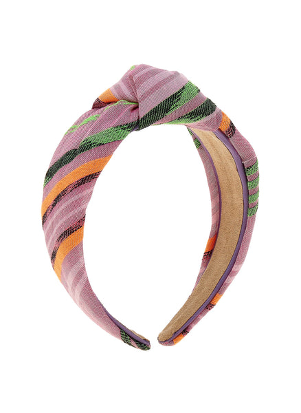 Twisted Hairband - Pink/orange