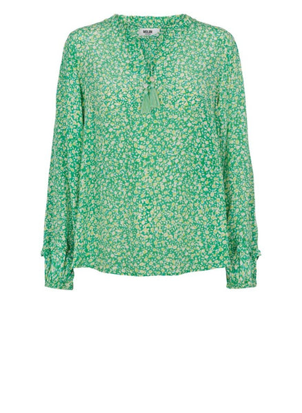 Annabel Blouse - Lime Popsicle