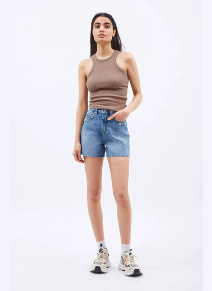 Nora Shorts - Drift Mid Worn