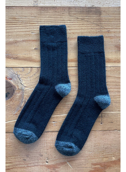 Classic Cashmere Socks - Black