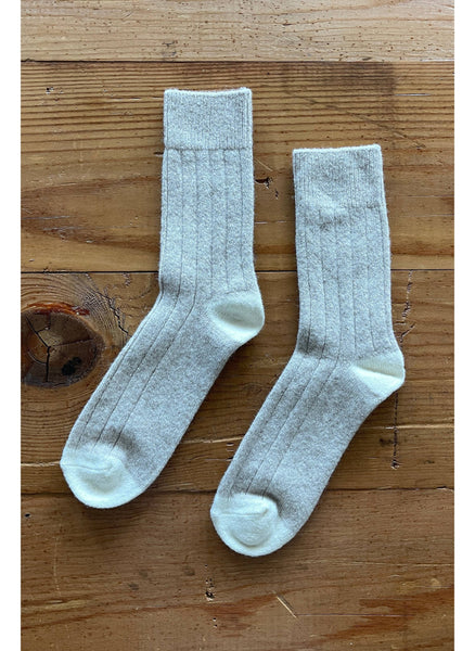 Classic Cashmere Socks - Fawn