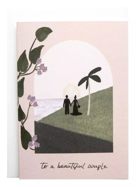 A Beautiful Couple Wedding Card