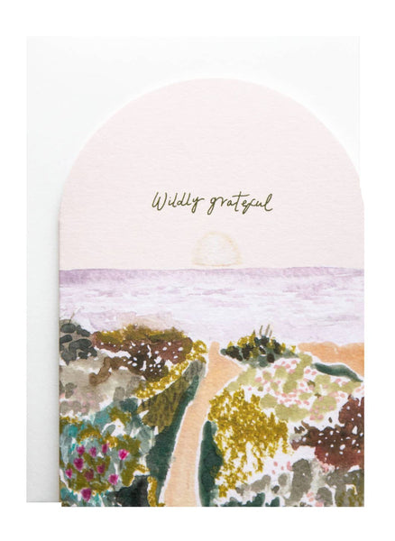 The Hidden Pearl Studio 'wildly Grateful' Thank You Card