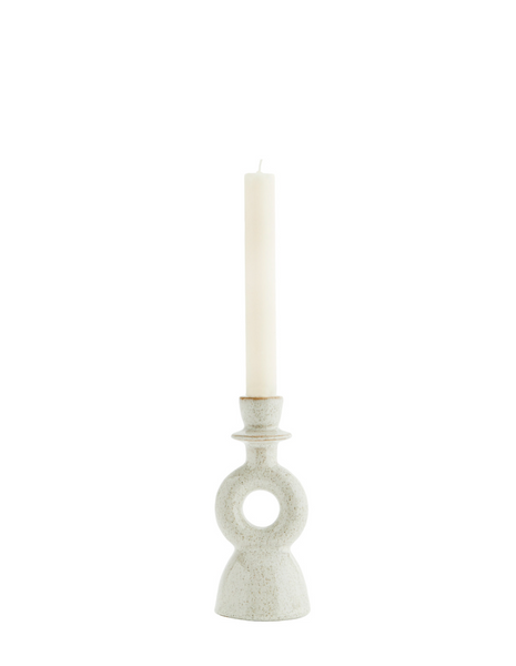 Stoneware Candle Holder