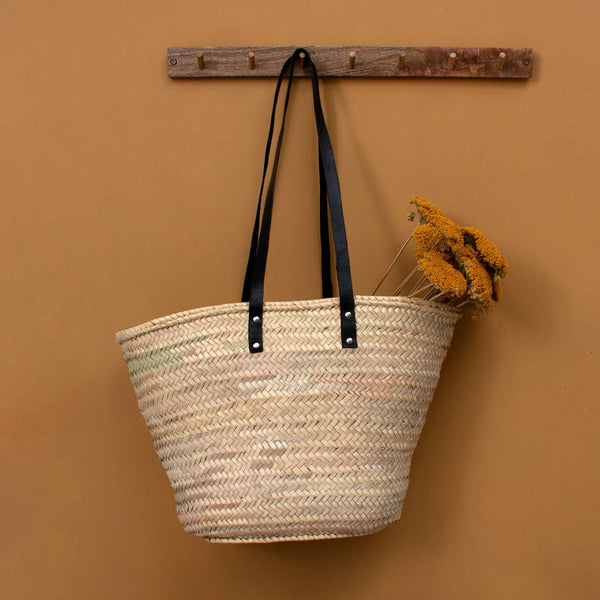 Black Valencia Shopper Baskets