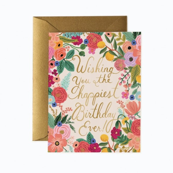 Garden Party Birthday Card