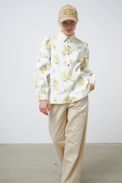 Sara Sia Shirt - White Mimose