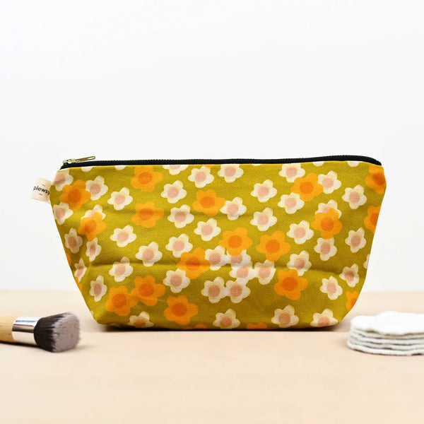 Luxury Retro Floral Wash Bag