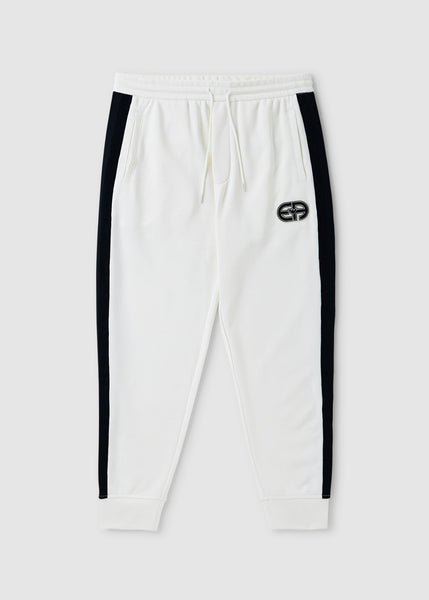 Emporio Armani Mens Panel Sweatpants In White