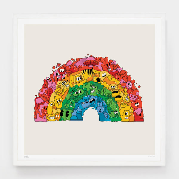 Super Freak Large Super Rainbow Print