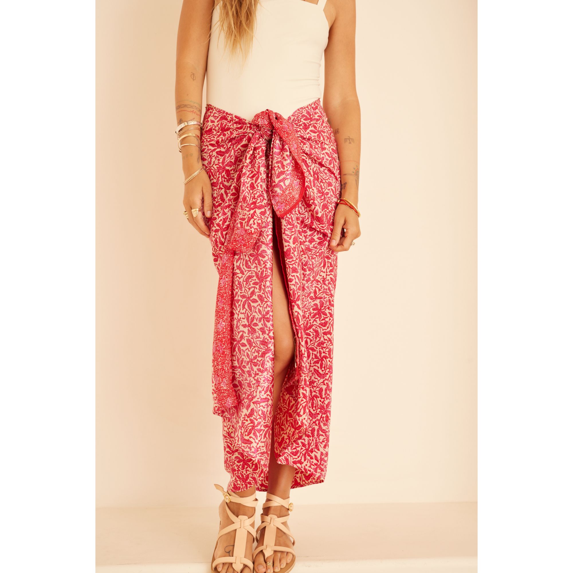 Sarong/scarf in Gloriosa Flamingo Print