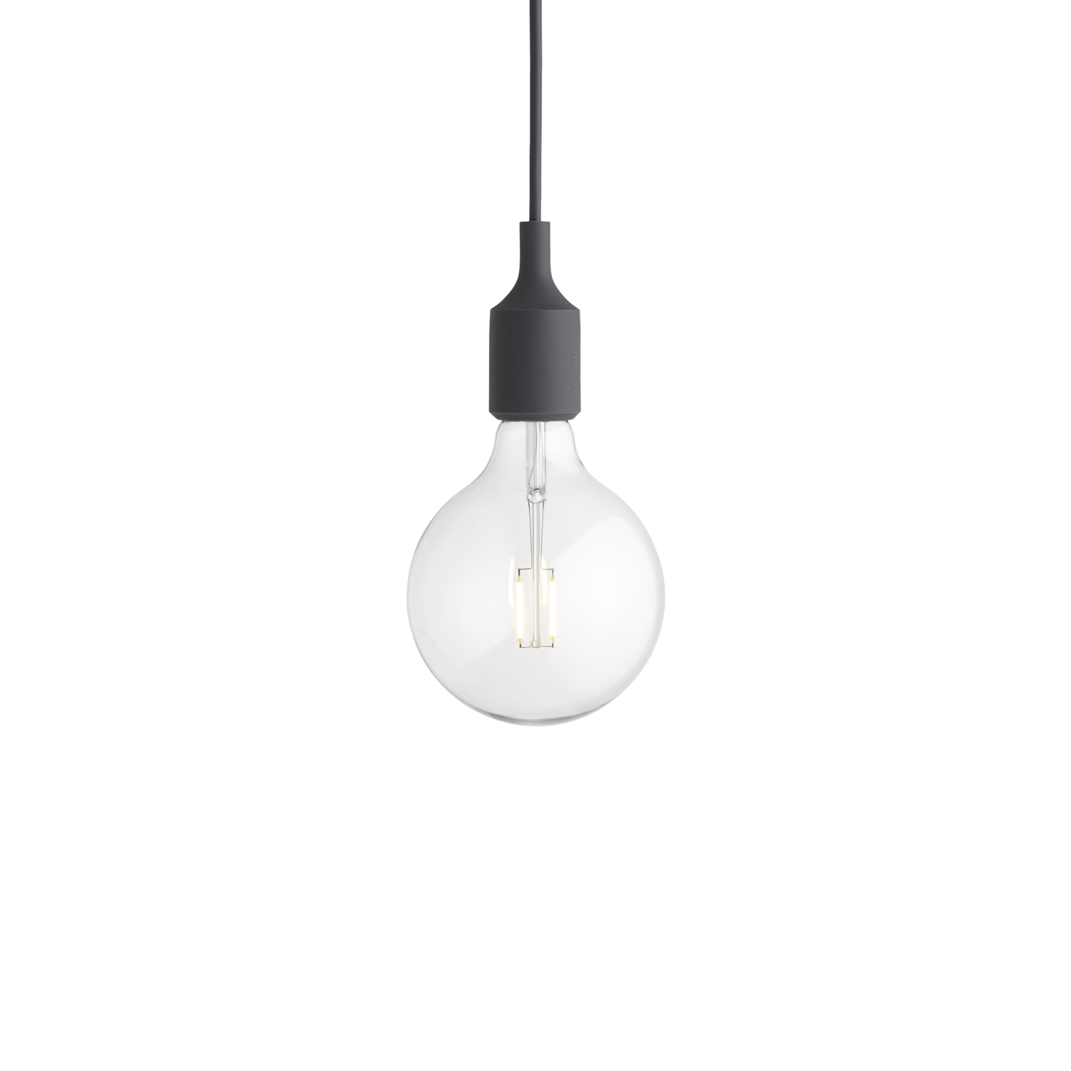 E27 PENDANT LAMP DARK GREY