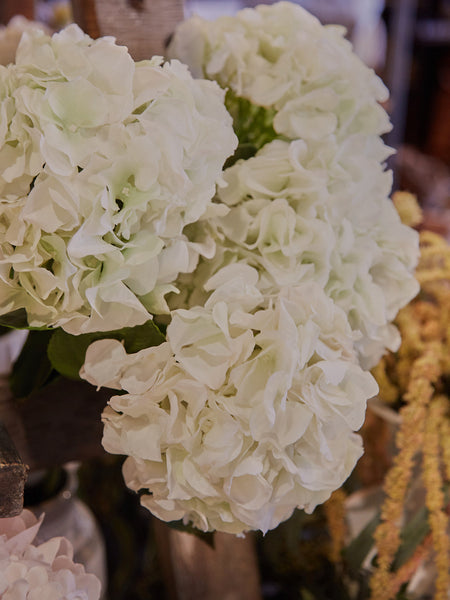 Faux Real Touch Pale Green Hydrangea