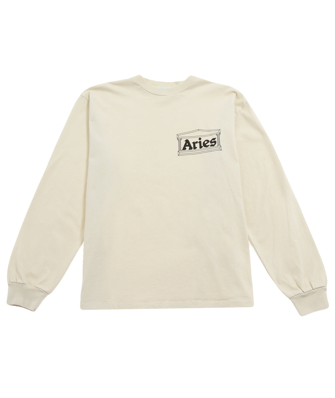 Aries - Temple Long Sleeve T-shirt - Alabaster