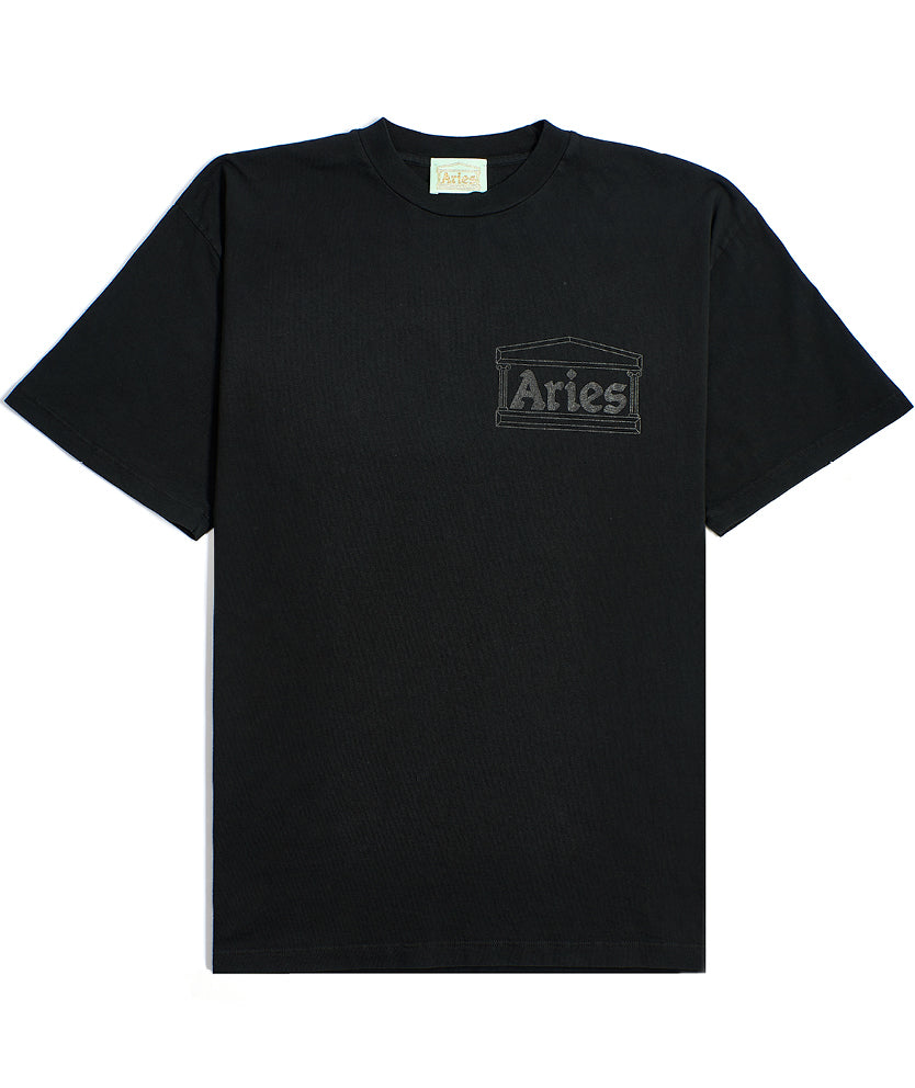 Aries - Temple Short Sleeve T-shirt - Black